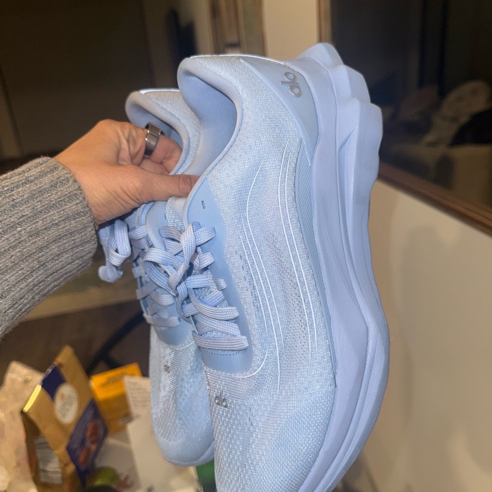 ALO Yoga Blue Women's Sneakers - Picture 3 of 10
